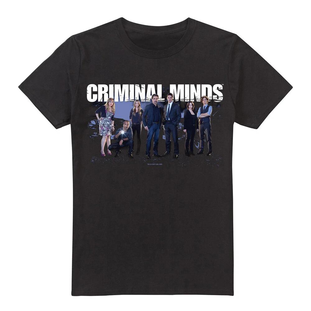 Футболка с актерами 10 сезона Criminal Minds S-2XL, Черная S