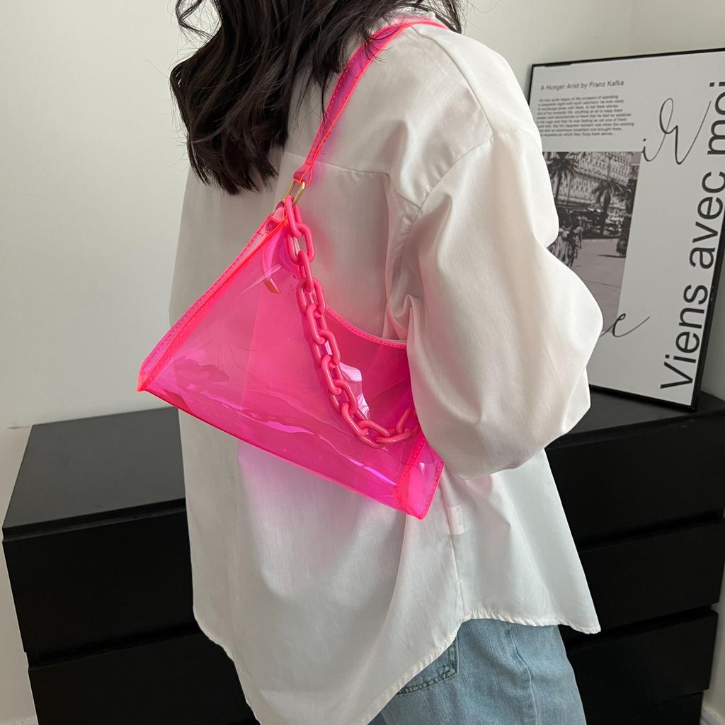 Fashionable Women's Bag, Fresh and Clean Jelly Bag, Women's Underarm Bag, Single-shoulder Small Bag