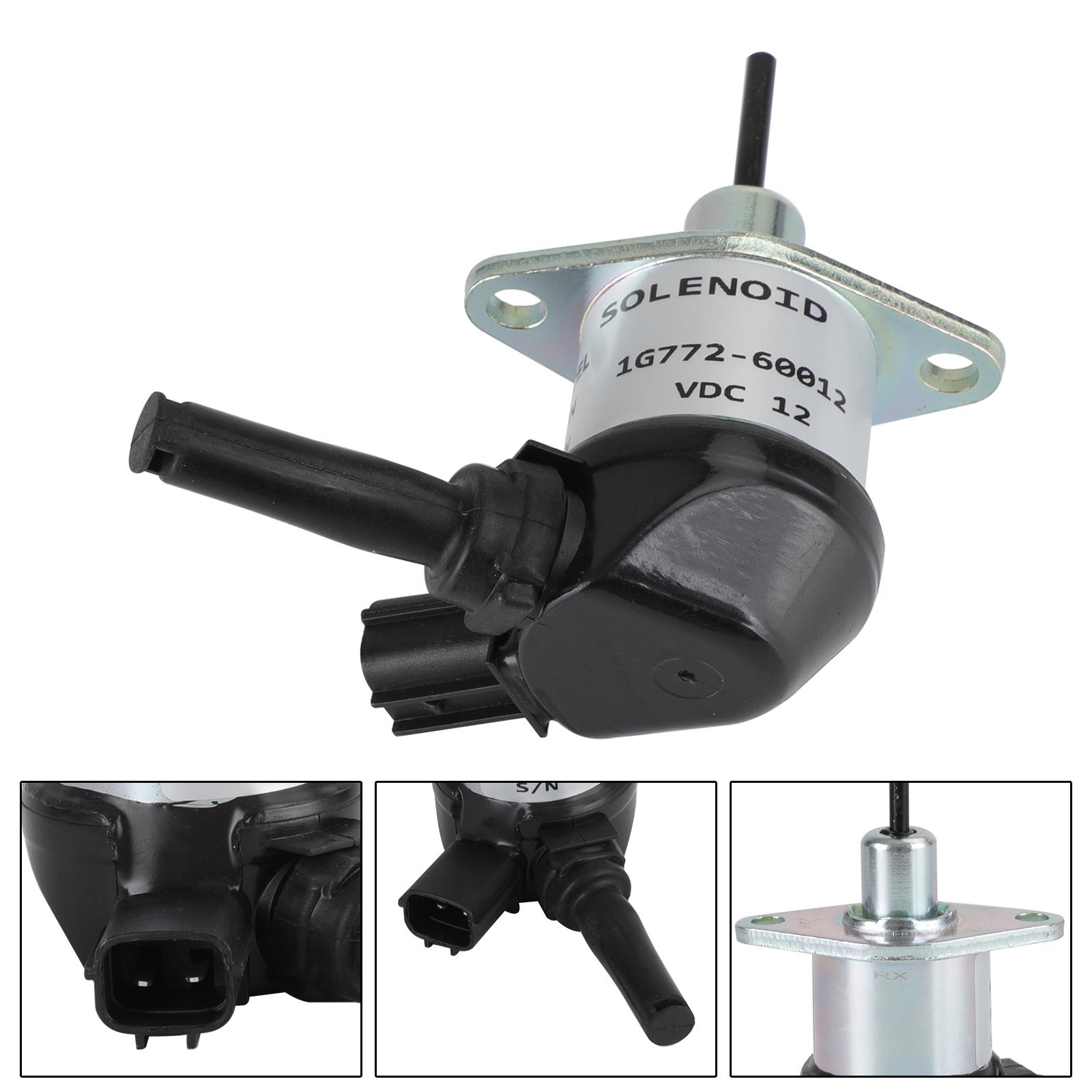 

1G772-60012 Fuel Shutoff Solenoid For Kubota V3300 V3600 1G772-60014 12V