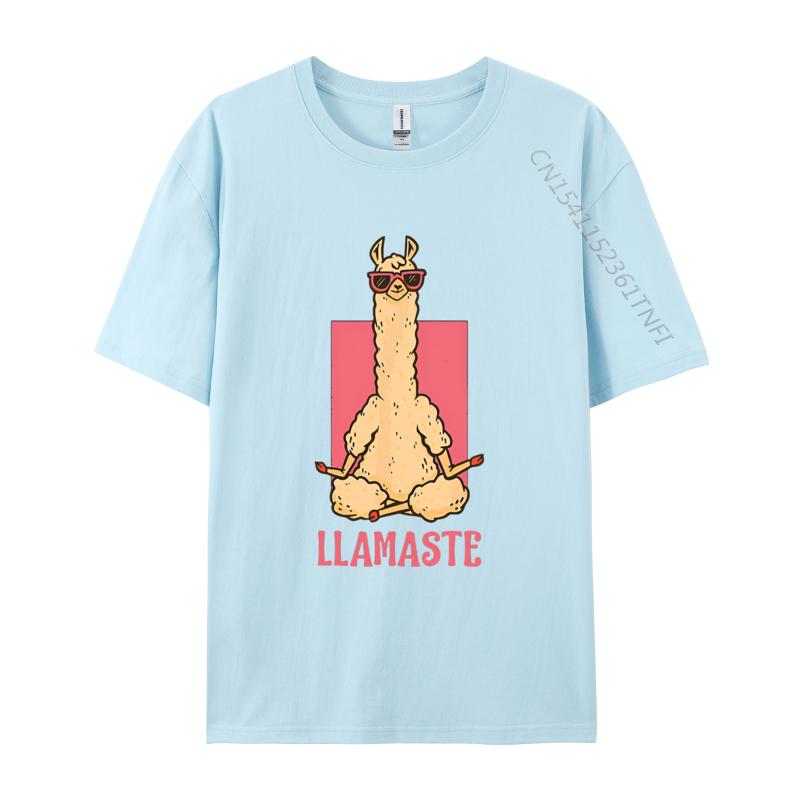 Llamaste Yoga Mom Chakra Tshirt Cool Fashion New Tshirts Cotton Streetwear Tshirt Funny Printed Tshirt