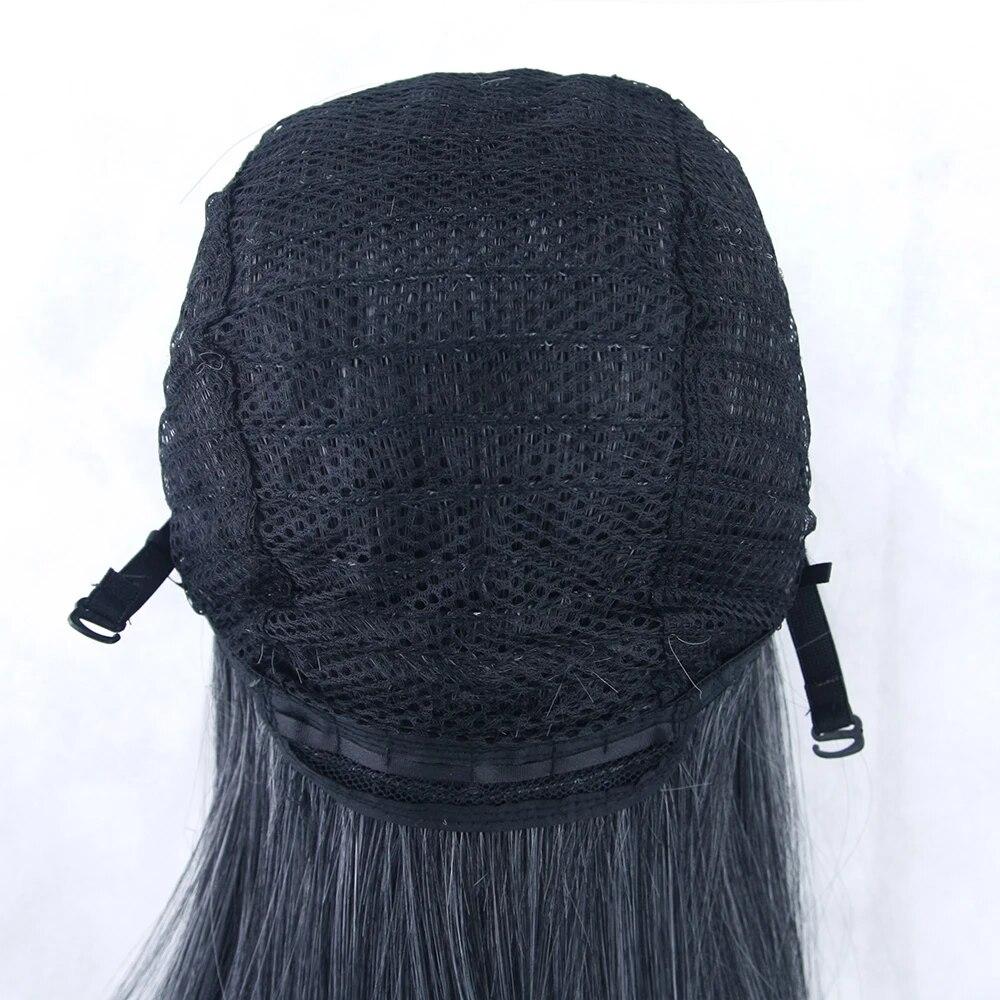 30 barev 32 palcový dlouhý rovný dámský příčesek na večírek tepelně odolný syntetické vlasy oranžovorůžová cosplay paruka