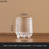 Transparent Glass Three Legged Cup Creative Small Capacity Baijiu Cup Foreign Wine Cup Tea Cups Irregular Drinking Utensils