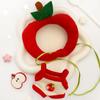 1 Set Fruit Hat Cotton Doll's Clothes Red Set Plush Doll Clothes  Children's Gift