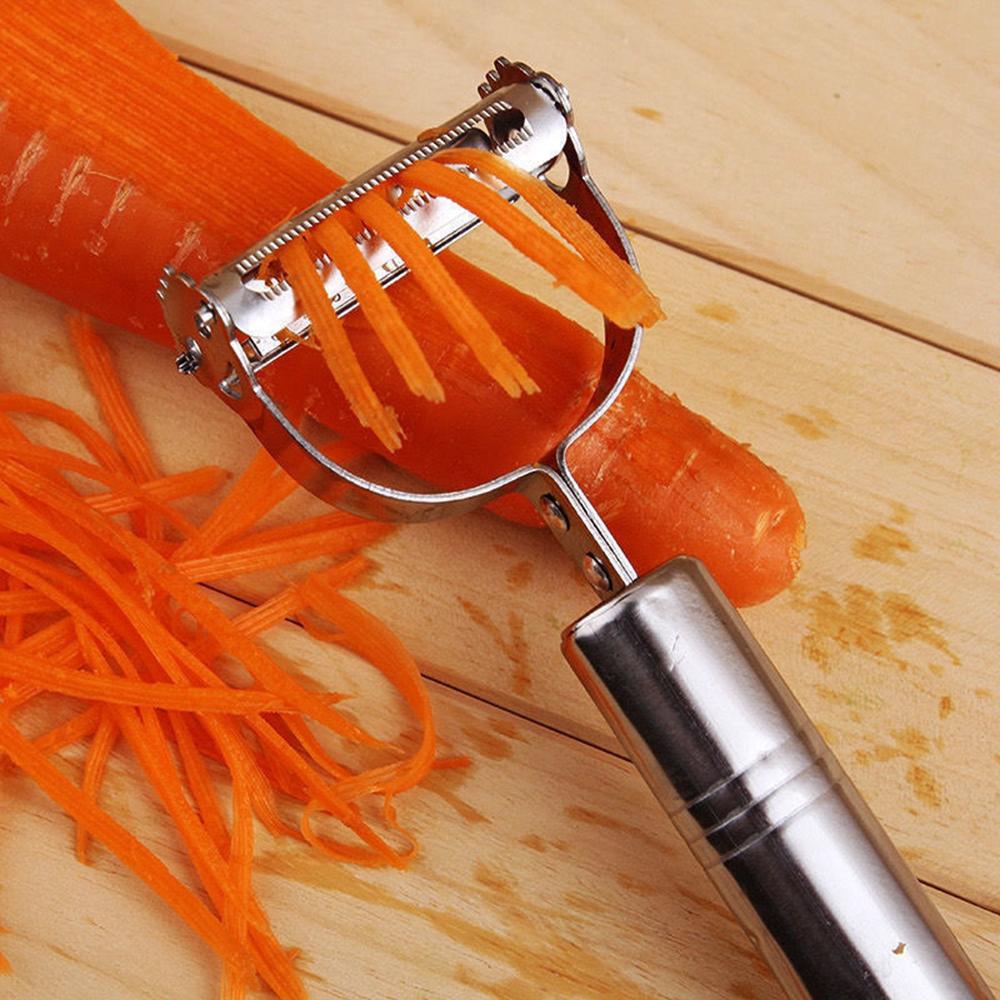 Multifunctional Kitchen Peeler Vegetable Fruit Peeler Stainless Steel Durable Potato Slicer Household Shredder Carrot Peeler