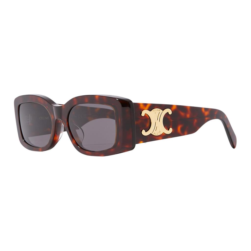 Celine Square Acetate Sunglasses With Logo Women sunglasses Brown 4S282CPLB19TR-0