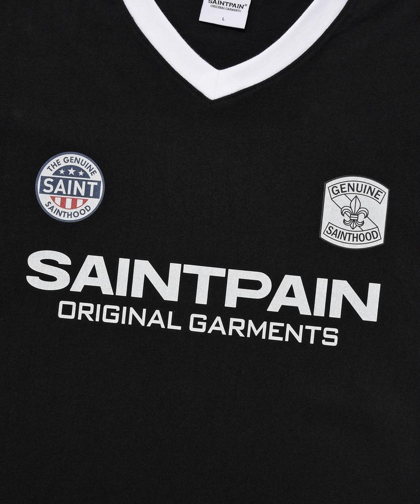 SAINTPAIN Sp Saint Club V-Neck T-Shirt - Black