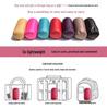 2024 Women's Lightweight Mid-Length White Duck Down Jacket, Korean Style, Slimming Design with Detachable Hood