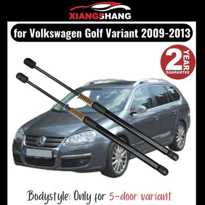 2pcs Rear Tailgate Damper for Volkswagen Golf Variant Mk6 (5K) 2009-2013 WITH SPRING Trunk Boot Gas Charged Gas Struts