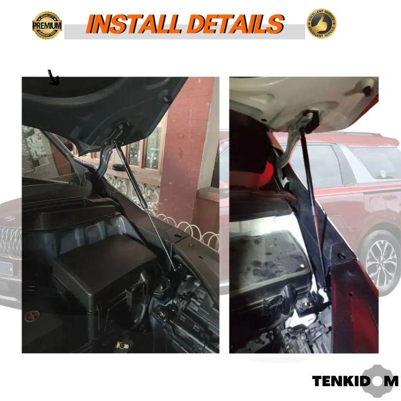 Front Hood Struts for Kia Carnival (KA4) 2020-2025 Shock Lift Supports Bonnet Gas Dampers Springs No-Drill