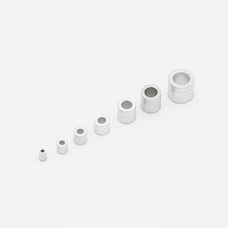 M1 To M10 Full Size Steel Wire Cable Rope Fixing Clip Circular Aluminum Ferrules Round Crimping Loop Clamps Quantity 10--200pcs