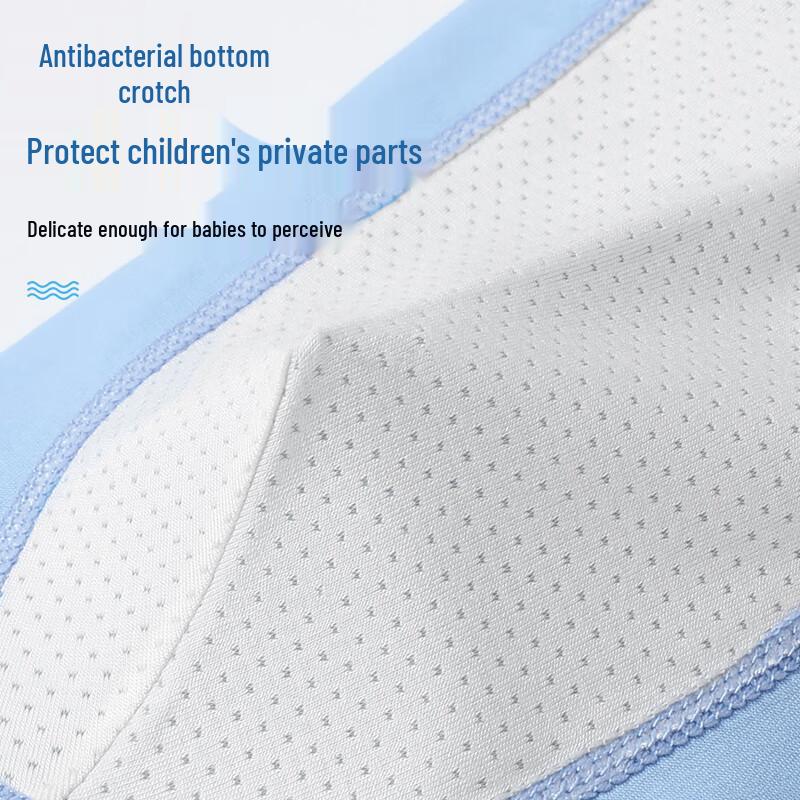 LANGSHA Boys' AAA Antibacterial Cotton Boxer Briefs 3-Pack