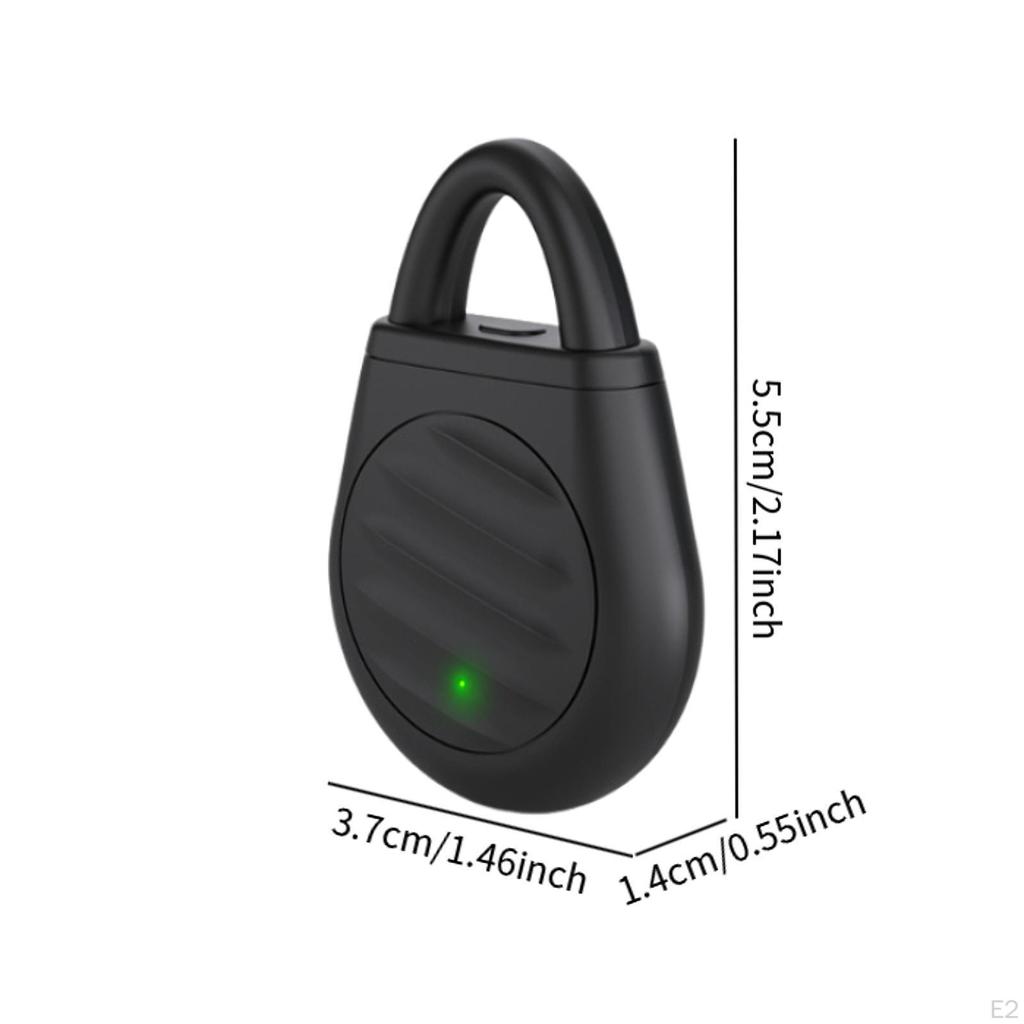 Ultrasonic Bird Repellent Portable Repeller for Yard Outdoor Home Black