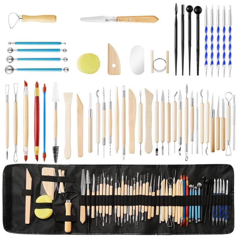 51-Piece High-Quality Clay Sculpting and Modeling Tool Set