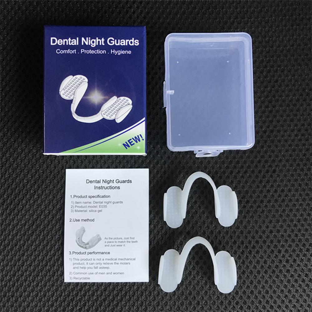 

Silicone Teeth Mat Universal Teeth Splint Protector Anti-wear Silicone Tooth Pad for Grinding Clenching Teeth at Night