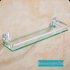 60cm Badezimmer Glasregal & Spiegelhalter – Einzelne Ebene