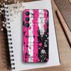 Y2k J-INS Graffiti Phone Case For Samsung Galaxy A73,A21s,A22,A31,A52,A53,A71,A41Soft Black Shell