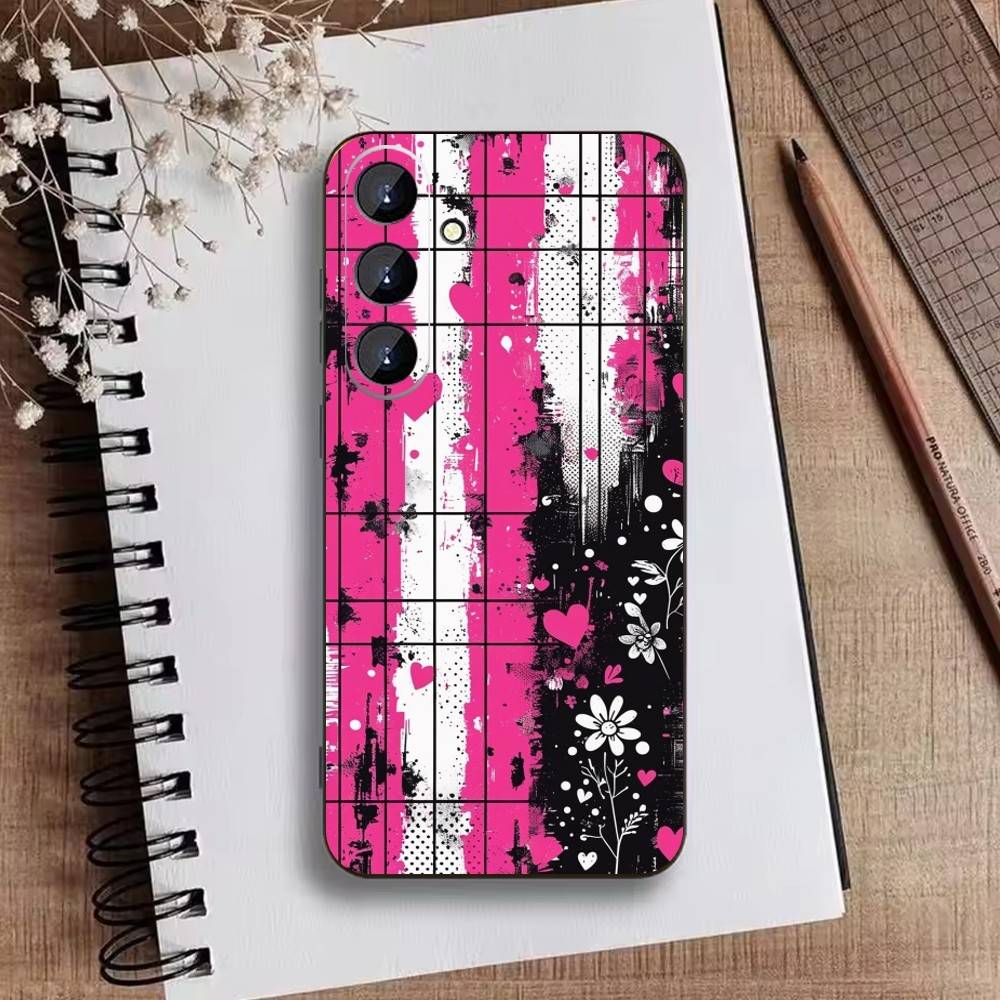 

Y2k J-INS Graffiti Phone Case For Samsung Galaxy A73,A21s,A22,A31,A52,A53,A71,A41Soft Black Shell Samsung a53 5g