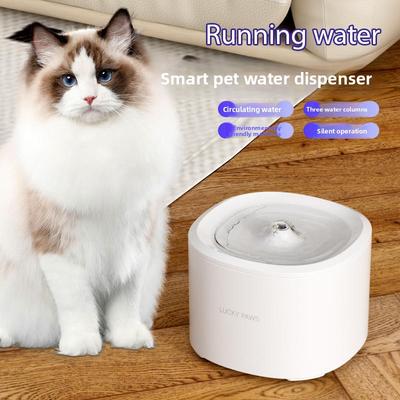 Haustierbedarf Katzentrinkbrunnen, Zirkulation von fließendem frischem Wasser, Automatischer Wasserspender, Trinkwasser für Haustierhund