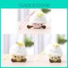 Plüsch-Eiscreme-Schlüsselanhänger Mit Süßem Gesticktem Gesicht Für Mädchen Und Taschendekoration