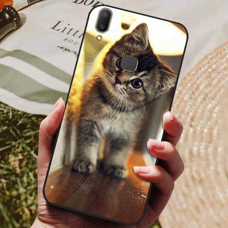 For Vivo Y85 Case 1723 V9 Silicon Back Cover Phone Case for Vivo V9 Youth Cases Soft Bumper Coque for Vivo 1727 1726 Fundas