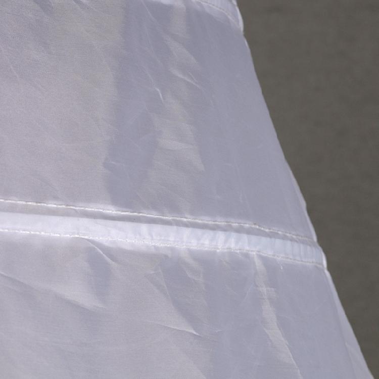 Damen viktorianische Krinoline Reifgestell Bustle Käfig Pannier Weißer Unterrock Unterhemd