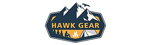 HAWK GEAR Mummy-Style Sleeping Bag, Perfect for Camping, Outdoor Activities, -15°C Cold-Resistant, Simple Waterproofing, All-Season (Gray)