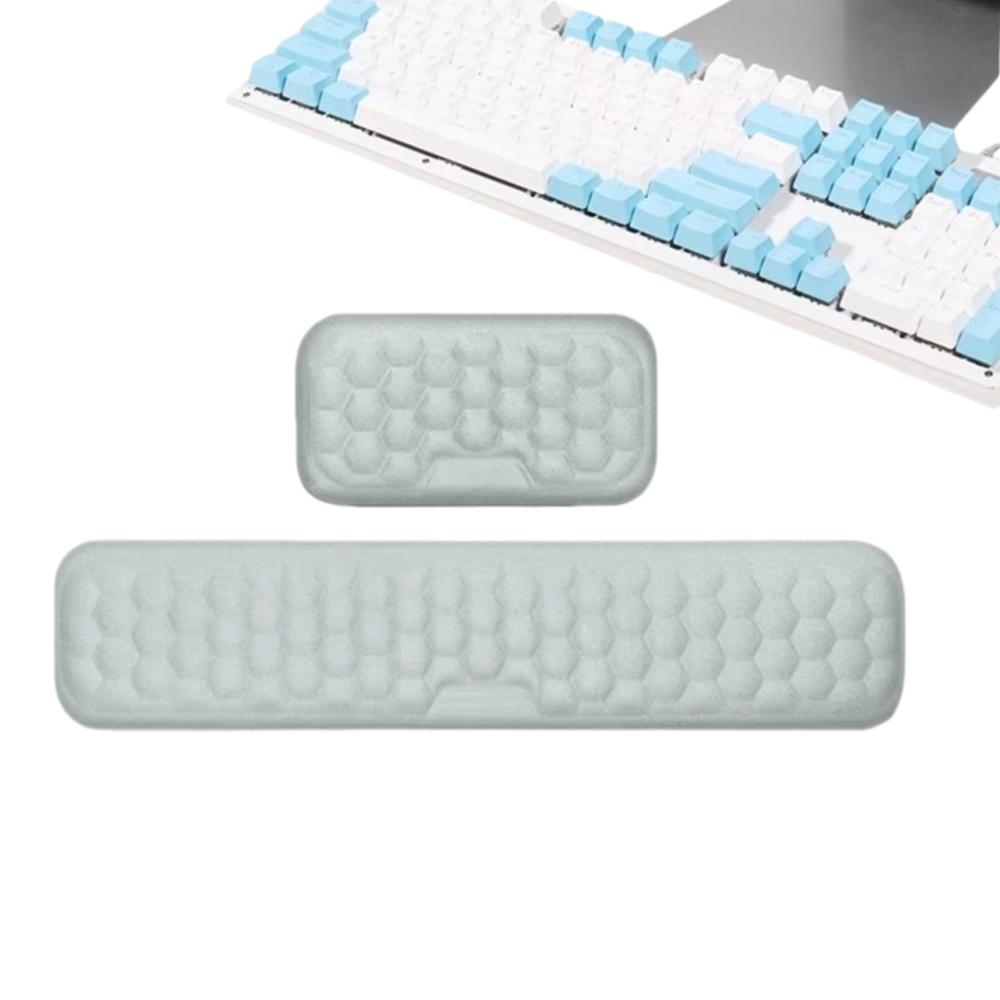 2Pcs/Set Slow Rebound Ergonomic Mouse Pad Wrist Rest Wristband Mouse Mat  Desktop Accessories