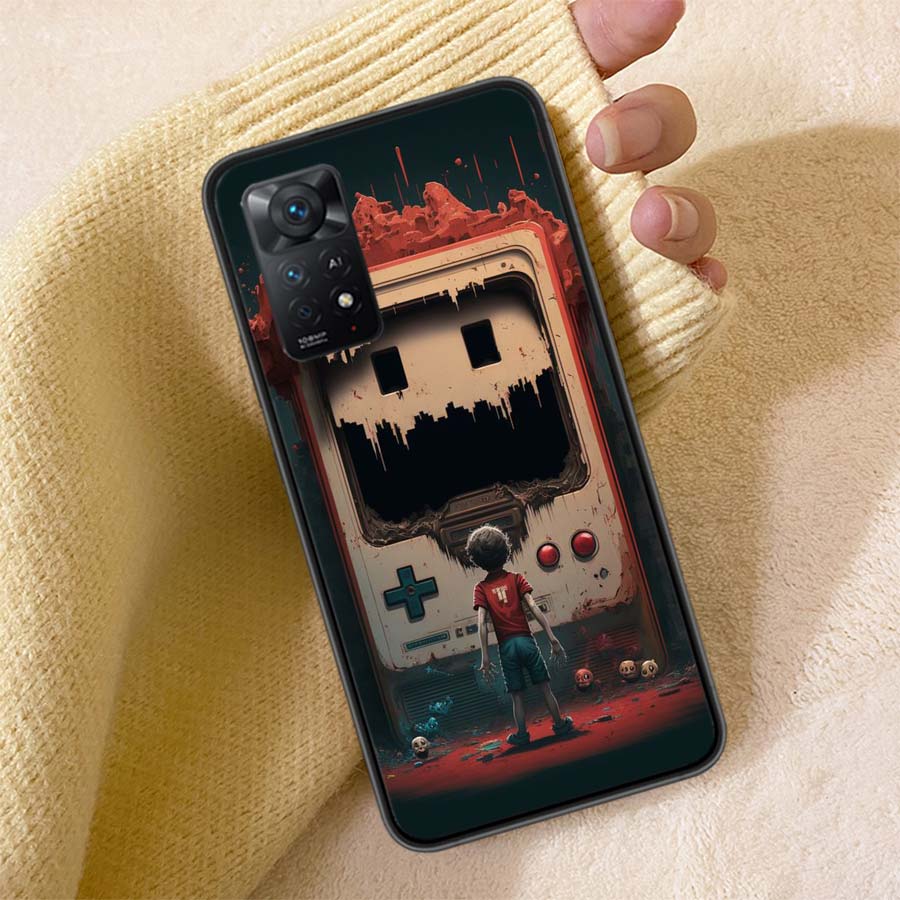 Devils Addicted To Game Consoles Phone Case For Redmi Note 13 14 15 Pro Plus 12 13C 12C 15C 9 10 10C 9T 9C 9A TPU Soft Cover Cle