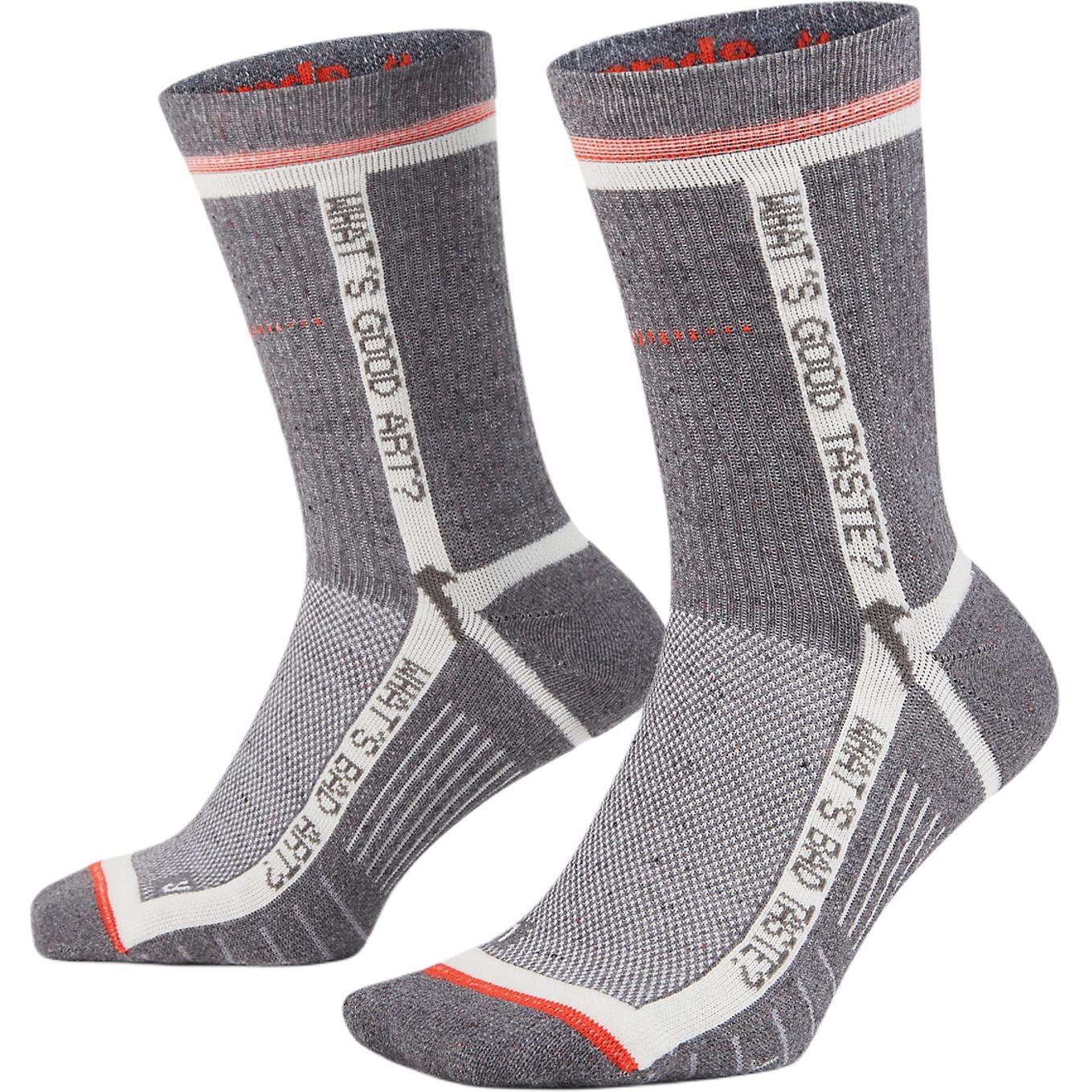Nike x Off-White Socks Grey Orange Men s CN5786-020 XL