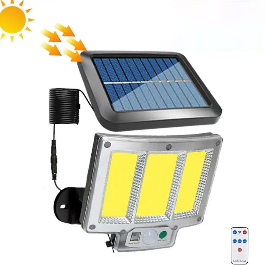 LED Solar Split Wall Lamp Outdoor Waterproof 192 LED Floodlight Motion Sensor 3 Mode Solar Light For Garden Security Wall Light