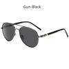 Luxury Men's Polarized Sunglasses Driving Sun Glasses For Men Women Brand Designer Male Vintage Black Pilot Sunglasses UV400