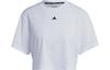Crop Tops Women's White Crew Neck Moderate IB8564