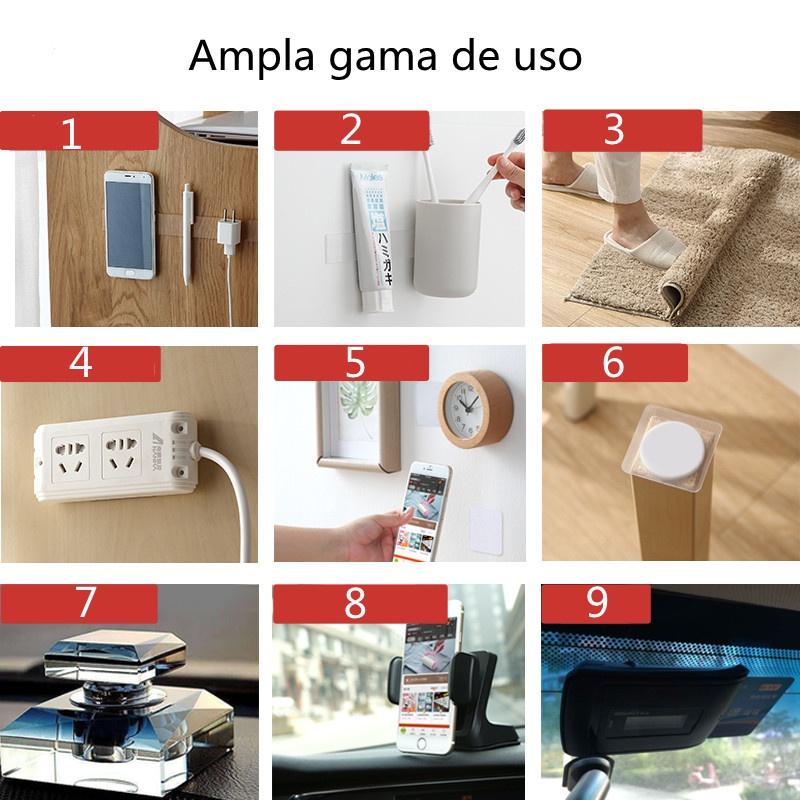 Ruban adhésif double face réutilisable