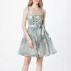 Beer Festival Costume Bavarian Women's Performance Costume Floral Print Square Neck Dress