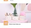 Small Cotton Rope Woven Storage Basket for Desk, Entryway, or Cosmetics