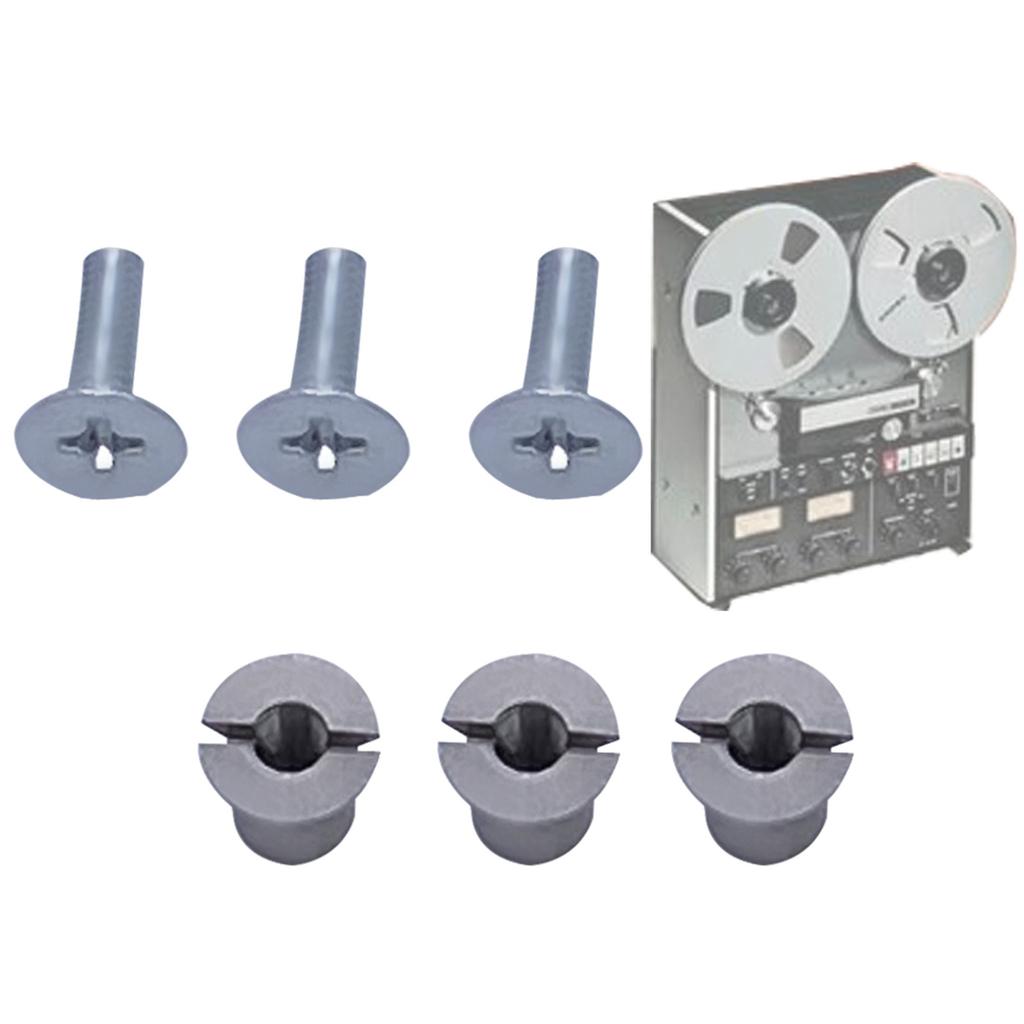 Für 1/4 Universal Metallschrauben Lautsprecher Tonbandgerät Schrauben Perfekt für DIY Lautsprecherprojekte (3er Set)