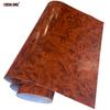 Pvc Self-adhesive Glossy Wood Grain Textured Vinyl Car Vehicle Wrap Sheet Film Sticker Roll Car Home Interior Decors Sticker