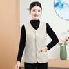 Premium Quilted Vest Button Model, Autumn and Winter Windproof, Cold and Warm Vest Women's Wear Casual Sports