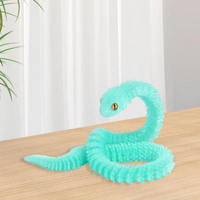 Colorful Snake Decoration Snake Prank Toy 3d Printed Snake Ornament with Movable Joints Bedside Table Decor Desk for Home