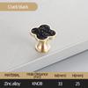 Oukali Four Leaf Zinc Alloy Furniture Mix Color Cabinet Handles Knobs