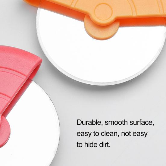 Praktický kráječ na pizzu Mini z nerezové oceli na řezání pizzy