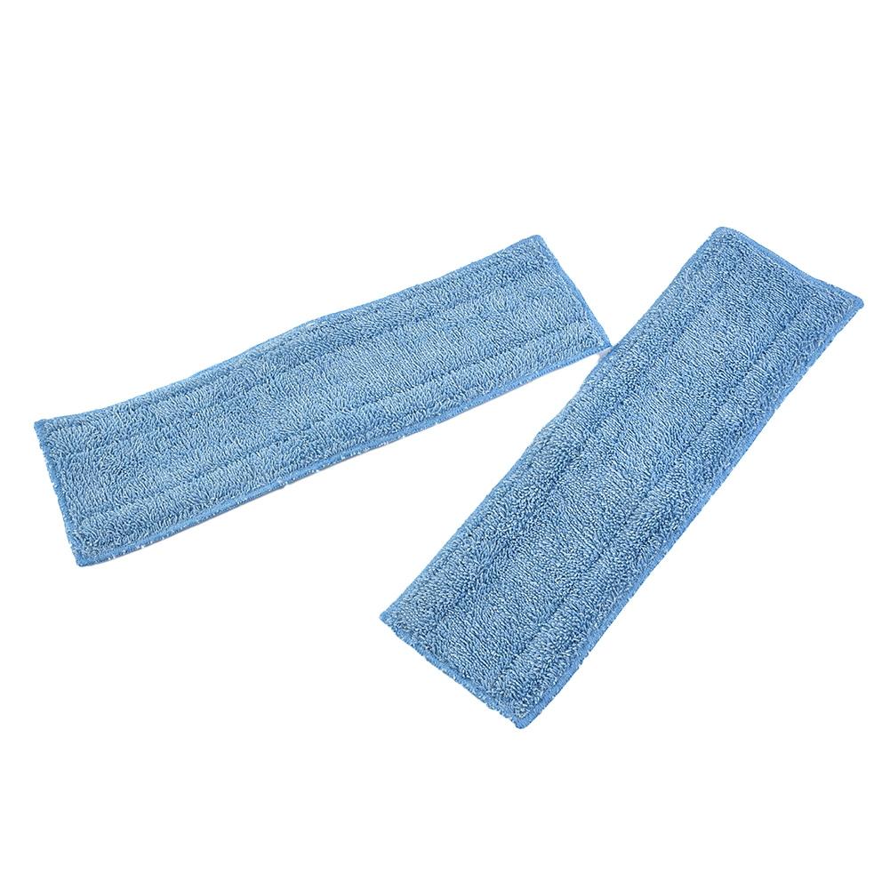 2PCS Mop Cloths Washable Reusable Microfibre Cordless Floor Cleaner Useful