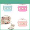 Large Capacity Pvc Letter Tote Bag For Travel And Home Office Storage