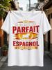 Je Ne Suis Pas Parfait Mais Je Suis Espagnol Est Pareil Graphic Distressed Crown Bull And Spanish Unisex All TShirt