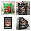 Premium Christmas Barry Wood Meme Blanket Super Soft Flannel Winter Warm Sofa Throw