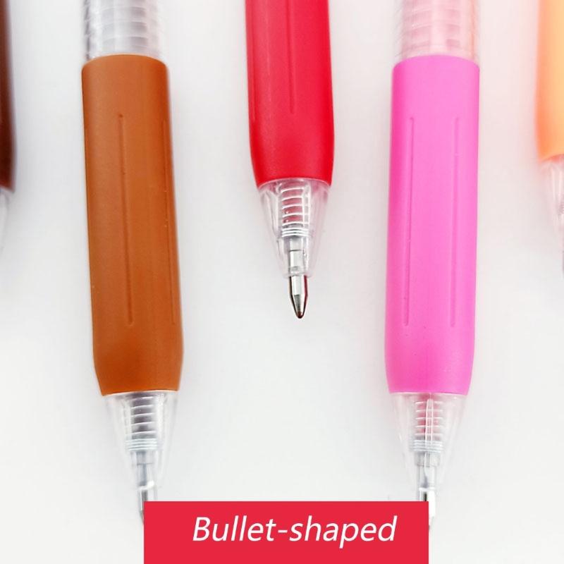 Caneta Gel Colorida Retrátil Caneta com Tintas Gel de Cores Sortidas Ponta 0,7 MM para Diário Caderno Planejador Anotações Scrapbooking