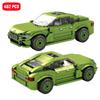 Non-Toxic 452Pcs City Sports Car Assembly Building Blocks Green Supercar Racing Vehicle Model Bricks Children Educational Toys Birthday Gifts