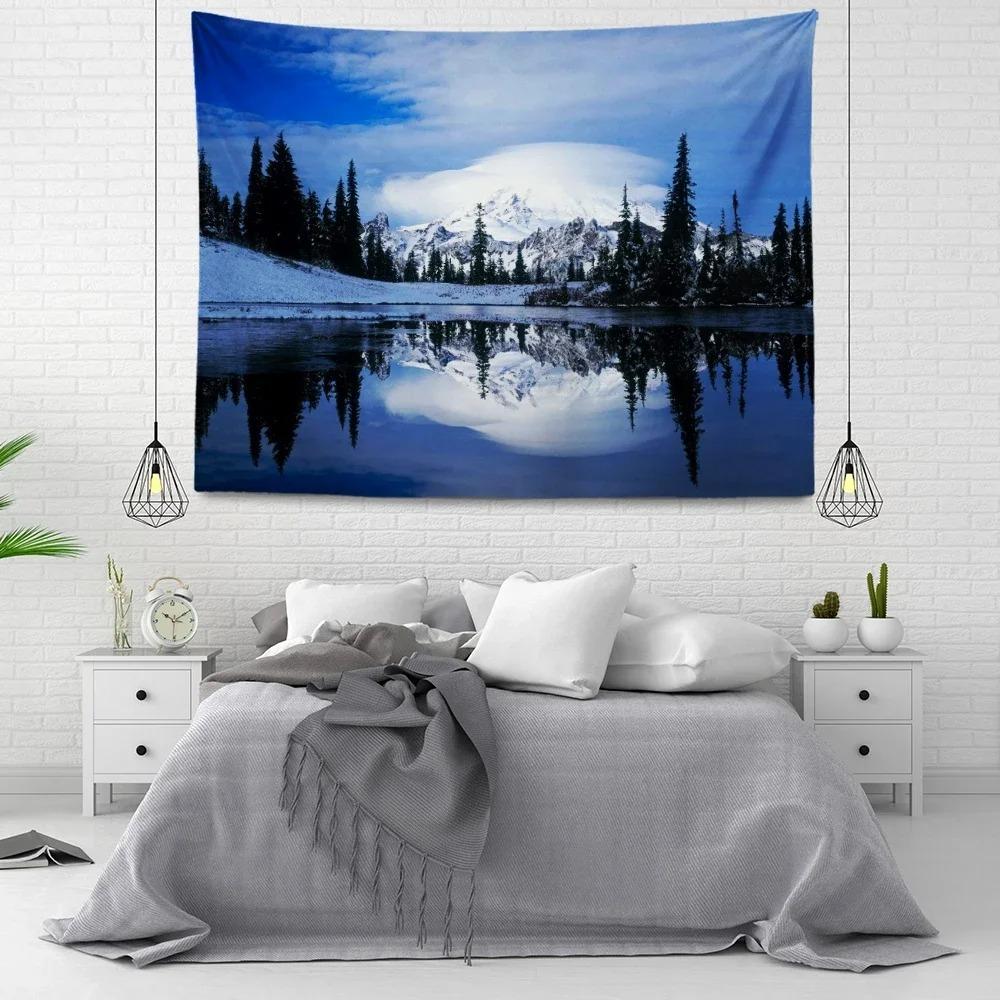 Outdoor Landscape Decorative Tapestry Home Wall Living Room Office Decorative Tapestry