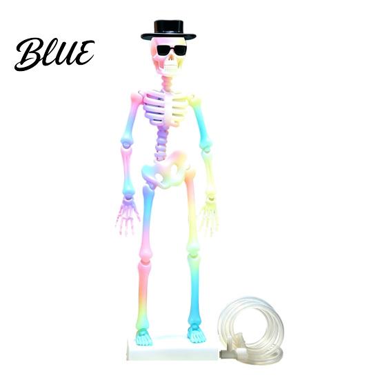 Interactive Skeleton Aquarium Decor Dancing Bubbler with Adjustable Air Flow Underwater 3D Printed Creative Fish Tank Ornaments Powered Moving Skull