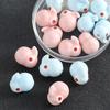 Kids' Cartoon Rabbit Ceramic Beads for DIY Bracelets and Phone Chains